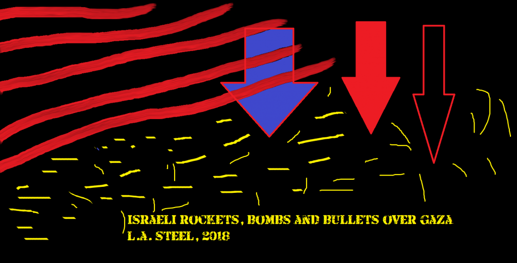 israeli rockets bombs and bullets over gaza 2018